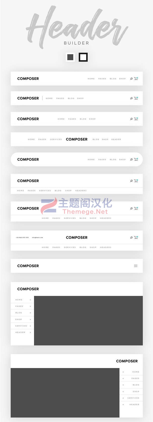 [3.5.5]Composer创意多用途通用企业建站WordPress主题 - 图片3