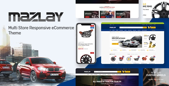 Mazlay主题v1.0-汽车零件外贸商店自适应OpenCart 3主题 - 图片1 Mazlay主题