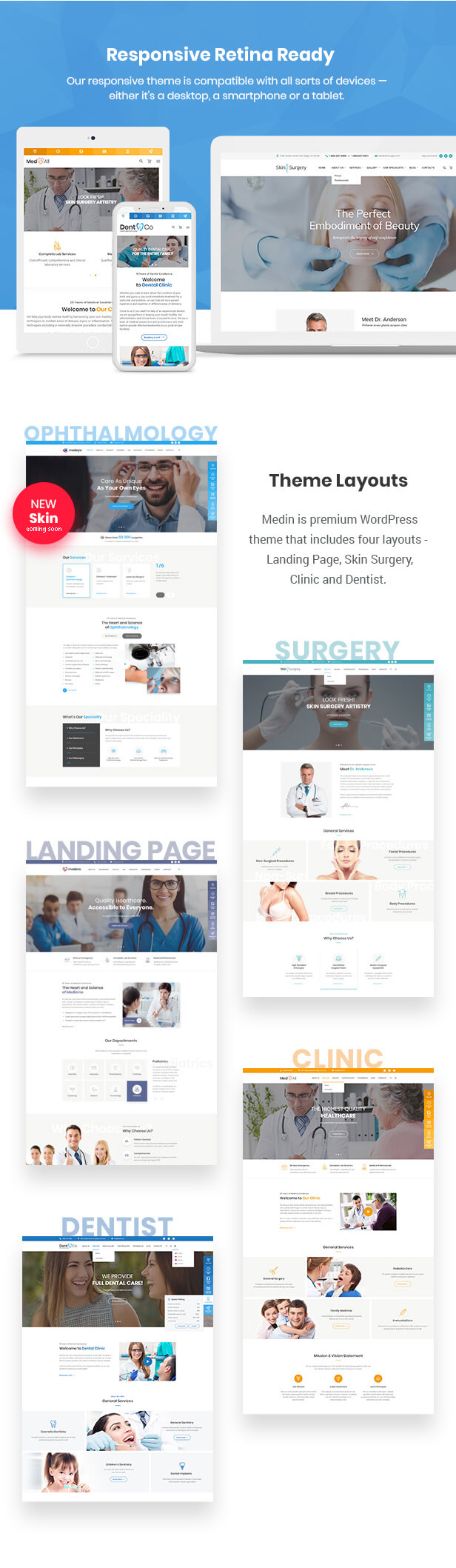 Medin - 医疗保健诊所WordPress主题 更新至v1.6.1 - 图片2 Medin - 医疗保健诊所WordPress主题 更新至v1.6.1 - 图片2