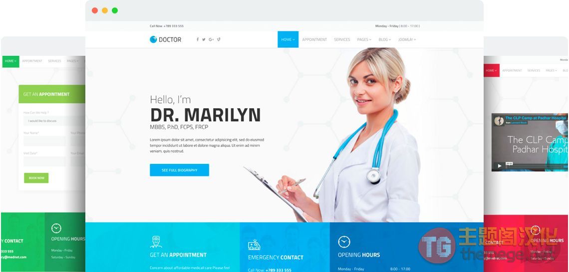 JS Doctor医疗保健网站Joomla模板 更新至v2.1 - 图片1 JS Doctor医疗保健网站Joomla模板