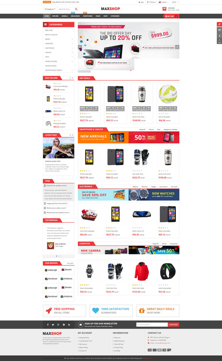 SJ Maxshop基于VirtueMart的电子商务Joomla模板 v3.9.6 - 图片2 SJ Maxshop基于VirtueMart的电子商务Joomla模板 v3.9.6 - 图片2