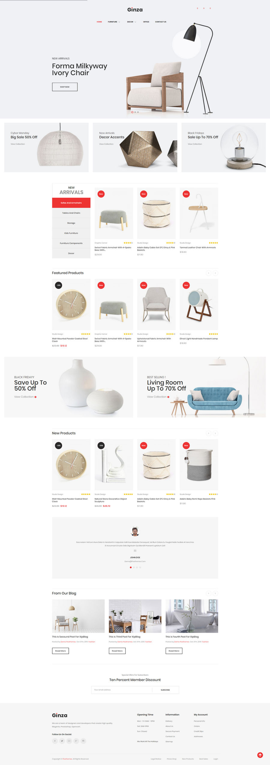 Ginza简约时尚家具店外贸商店PrestaShop主题 v1.0 - 图片2 Ginza简约时尚家具店外贸商店PrestaShop主题