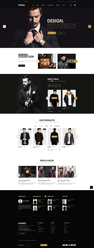 Emilio响应式多用户商店PrestaShop主题