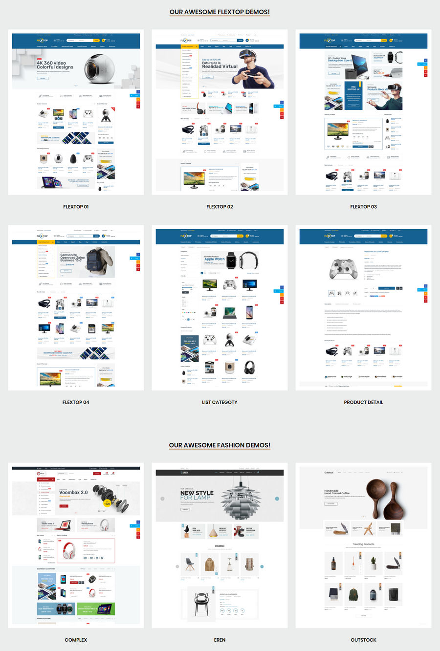 Flextop响应式电子产品点Prestashop主题 - 图片2 Flextop响应式电子产品点Prestashop主题 - 图片2