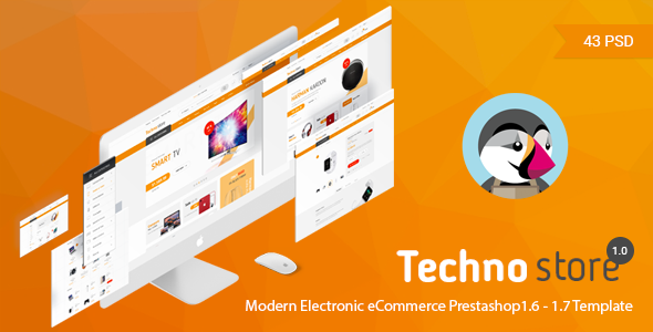 Technostore响应式电子产品店Prestashop主题 v1.0 - 图片1 Technostore响应式电子产品店Prestashop主题