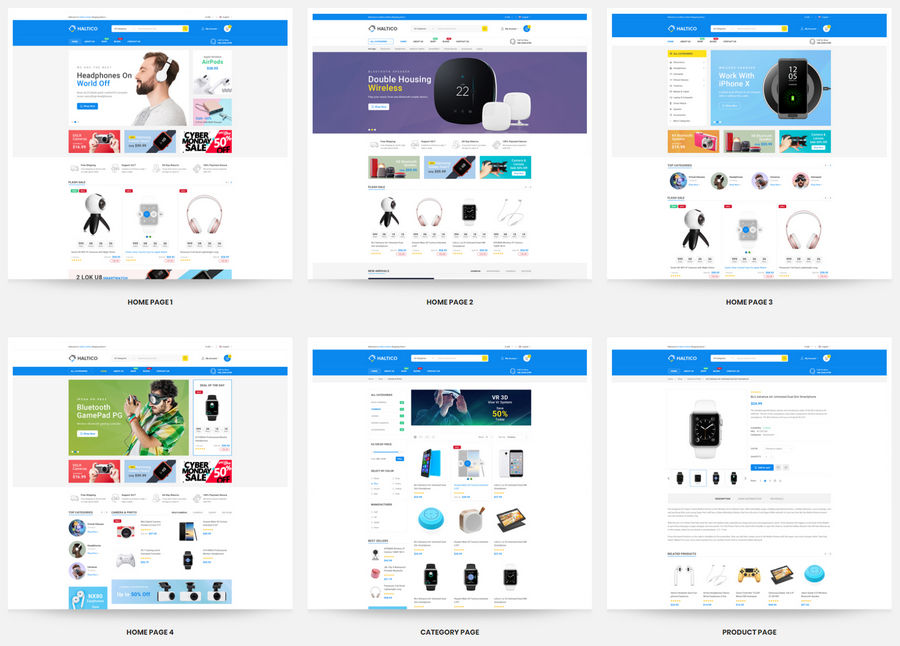 Prestashop主题Haltico 1.0:响应式数码产品购物网站Prestashop主题 - 图片2 Prestashop主题Haltico 1.0:响应式数码产品购物网站Prestashop主题 - 图片2