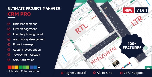 Ultimate Project Manager CRM PRO项目管理CMS系统专业版 v1.6.1 Ultimate Project Manager CRM PRO项目管理CMS系统专业版