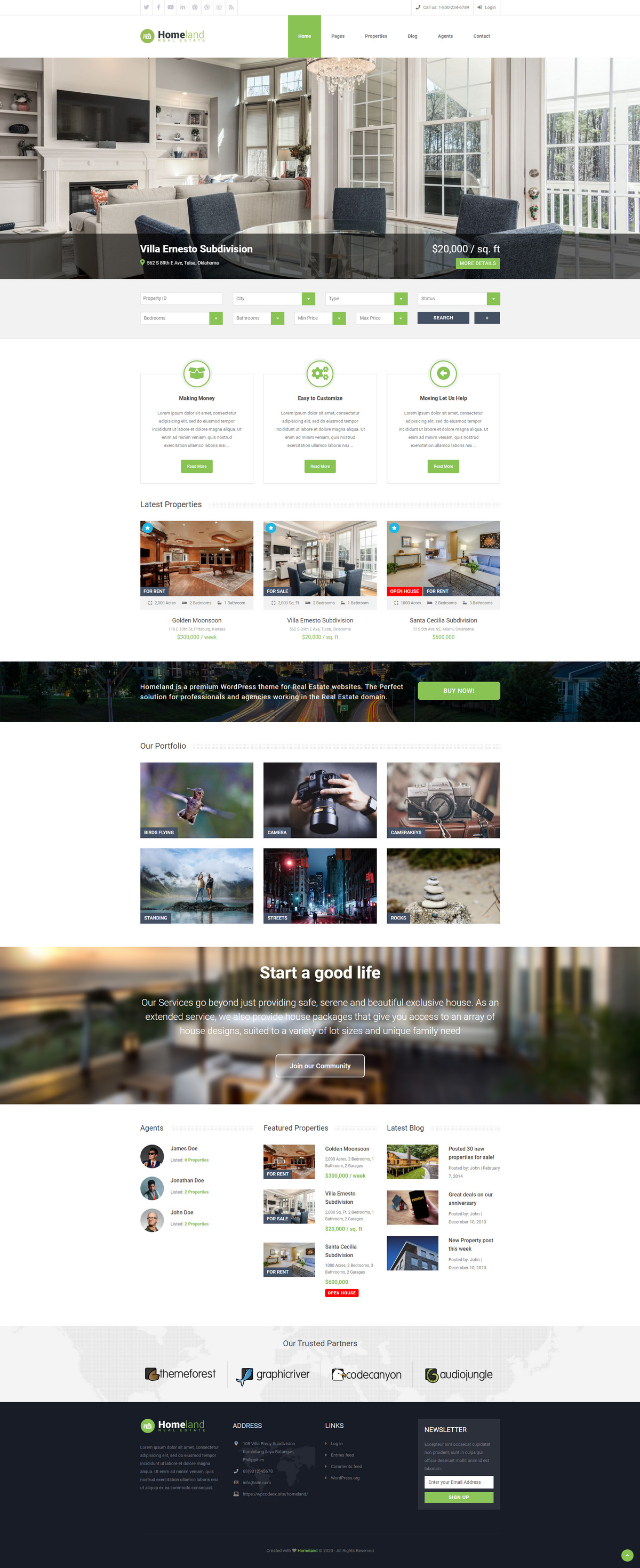 Homeland响应式房地产网站WordPress主题 v3.3.0 - 图片2 Homeland响应式房地产网站WordPress主题 v3.3.0 - 图片2