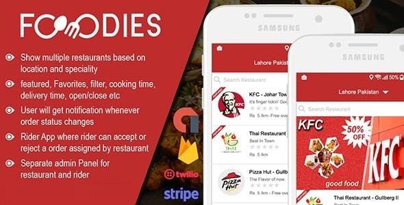 Foodies餐厅订餐和派送Android源码 v2.0.5 Foodies餐厅订餐和派送Android源码
