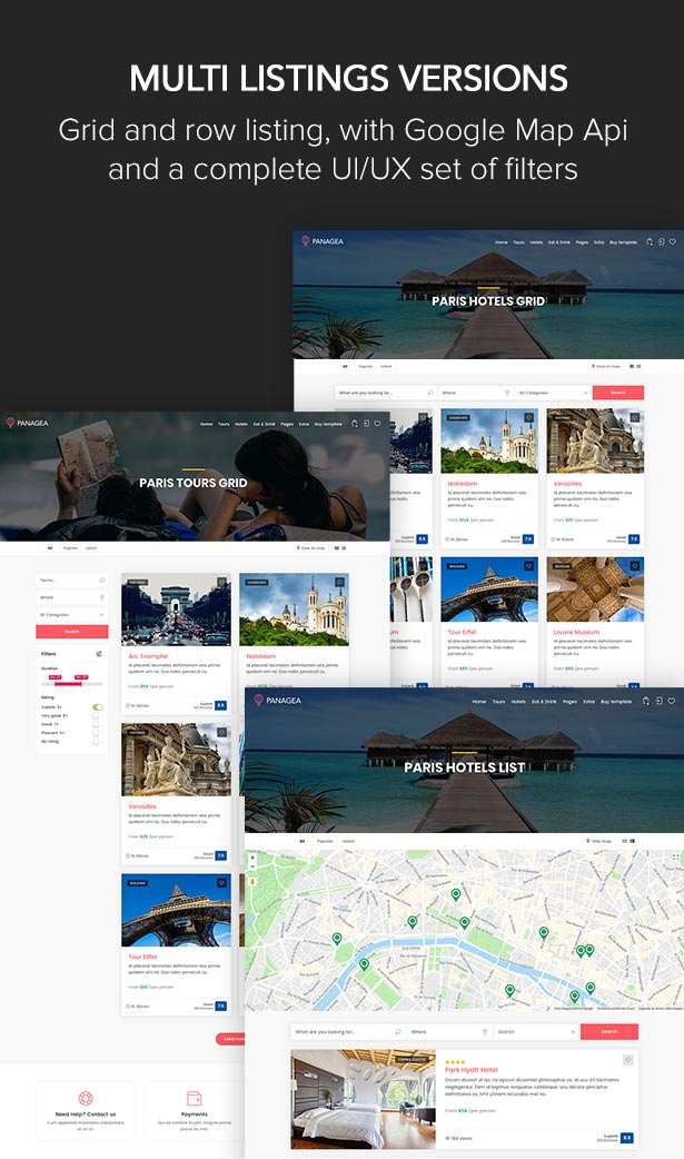 Panagea旅行和旅行目录网站HTML模板 v1.5