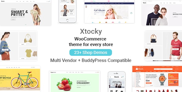 Xtocky(v2.8.1)数码|家具|化妆品外贸商店WooCommerce主题 Xtocky v2.0.4-响应式外贸商店WordPress主题