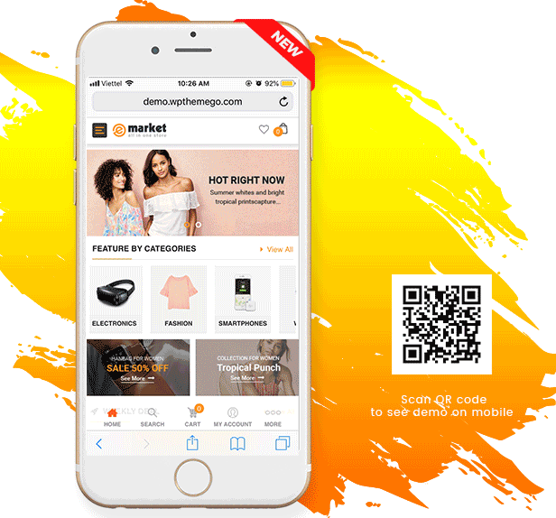 eMarket汉化版_多商户在线购物平台WooCommerce主题 - 图片2 eMarket汉化版_多商户在线购物平台WooCommerce主题 - 图片2
