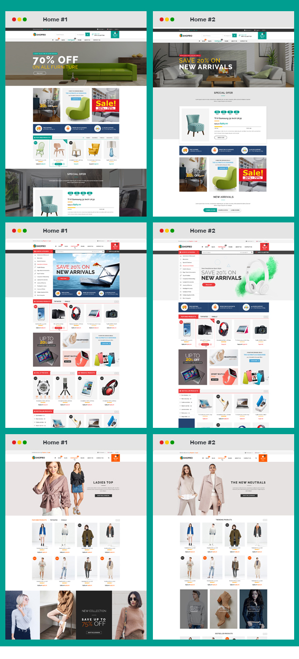Caden v1.3.6 - 家具、数码和潮品店WooCommerce主题-1