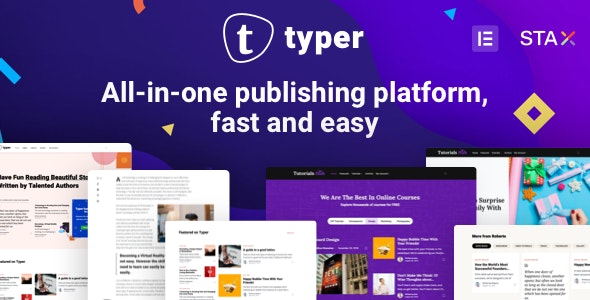 Typer汉化版v1.40.1_WordPress多作者博客与杂志风格主题 Typer汉化版v1.40.1_WordPress多作者博客与杂志风格主题