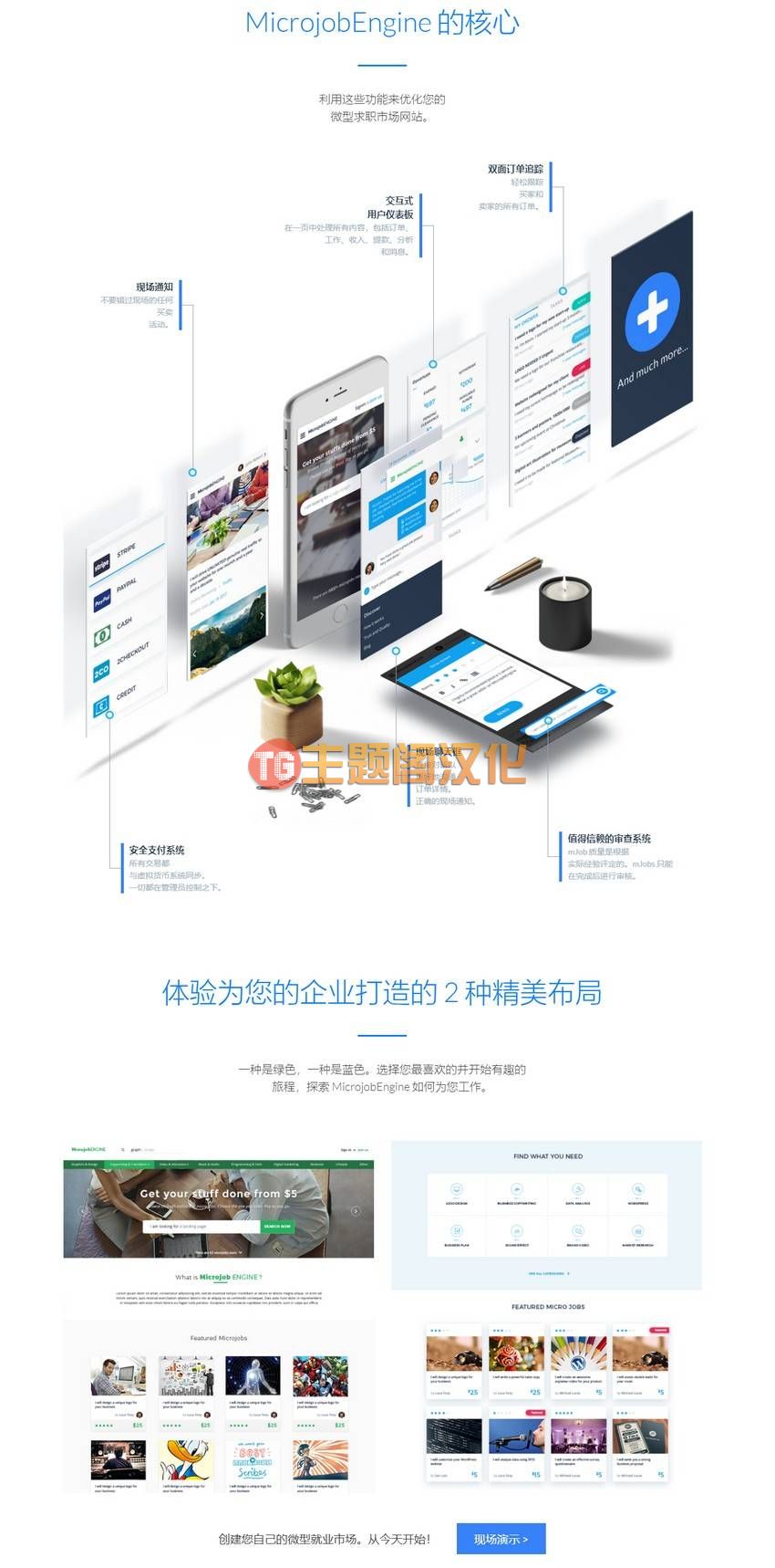 WordPress主题MicrojobEngine 1.3.10 微型工作就业市场WP主题+扩展组件 - 图片2