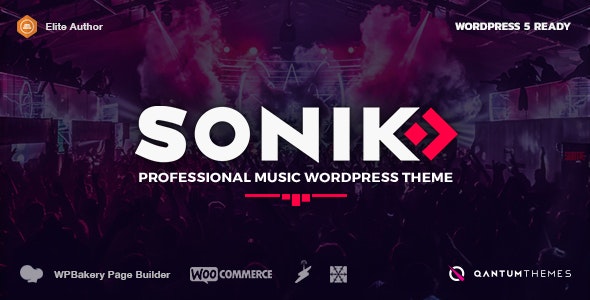 SONIK v1.7.2-WordPress音乐主题 SONIK v1.7.2-WordPress音乐主题