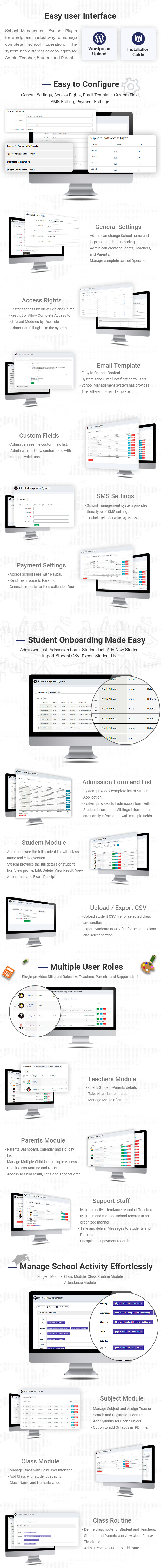 School Management System学校管理系统Wordpress插件V91.3 - 图片2 School Management System学校管理系统Wordpress插件V91.3 - 图片2