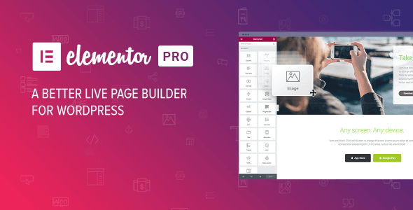 Elementor PRO汉化版_页面构建器WordPress插件 - 图片1 【Elementor PRO中文汉化版】优秀的WordPress页面构建器插件