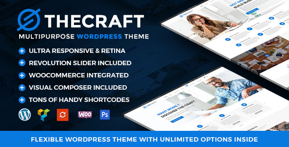 TheCraft响应式通用企业建站WordPress主题V1.33.1 带演示数据文件 - 图片1 TheCraft响应式通用企业建站WordPress主题V1.33.1 带演示数据文件 - 图片1