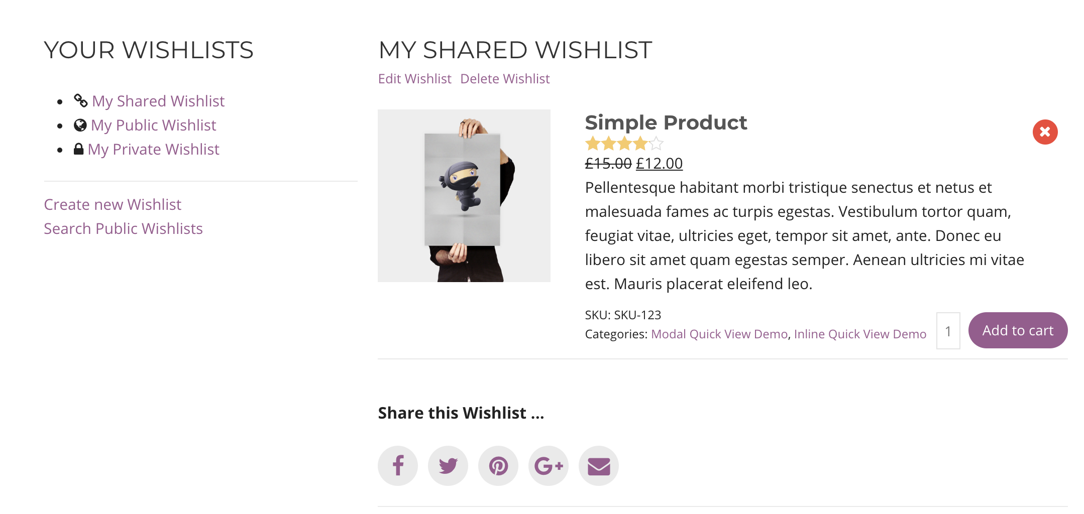 心愿单/收藏单插件WooCommerce Wishlist汉化版 v1.1.7 【包更新】 - 图片2 心愿单/收藏单插件WooCommerce Wishlist汉化版 v1.1.7 【包更新】 - 图片2