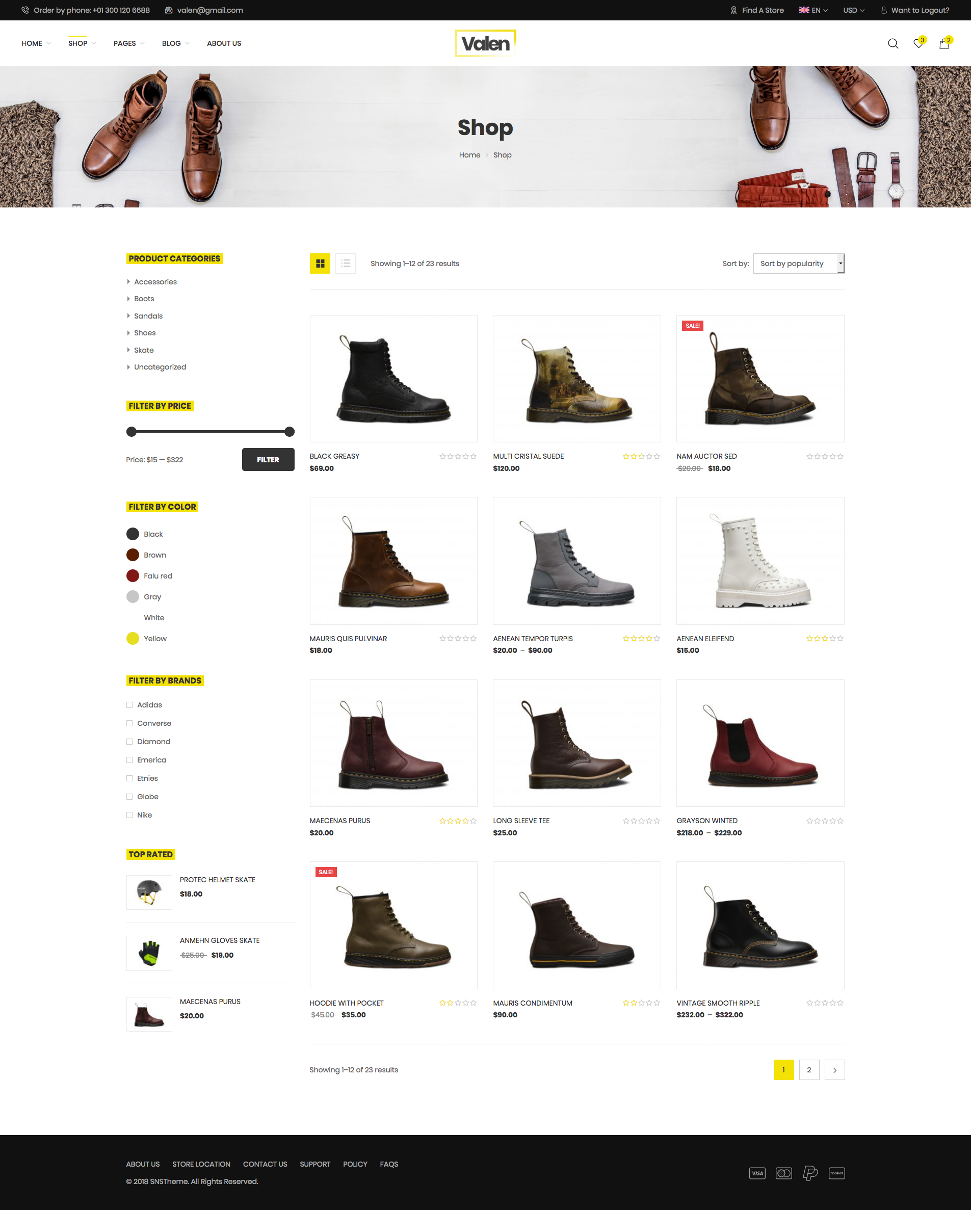 Valen运动用品和时装跨境商店WooCommerce主题V2.4 - 图片4 Valen运动用品和时装跨境商店WooCommerce主题V2.4 - 图片4