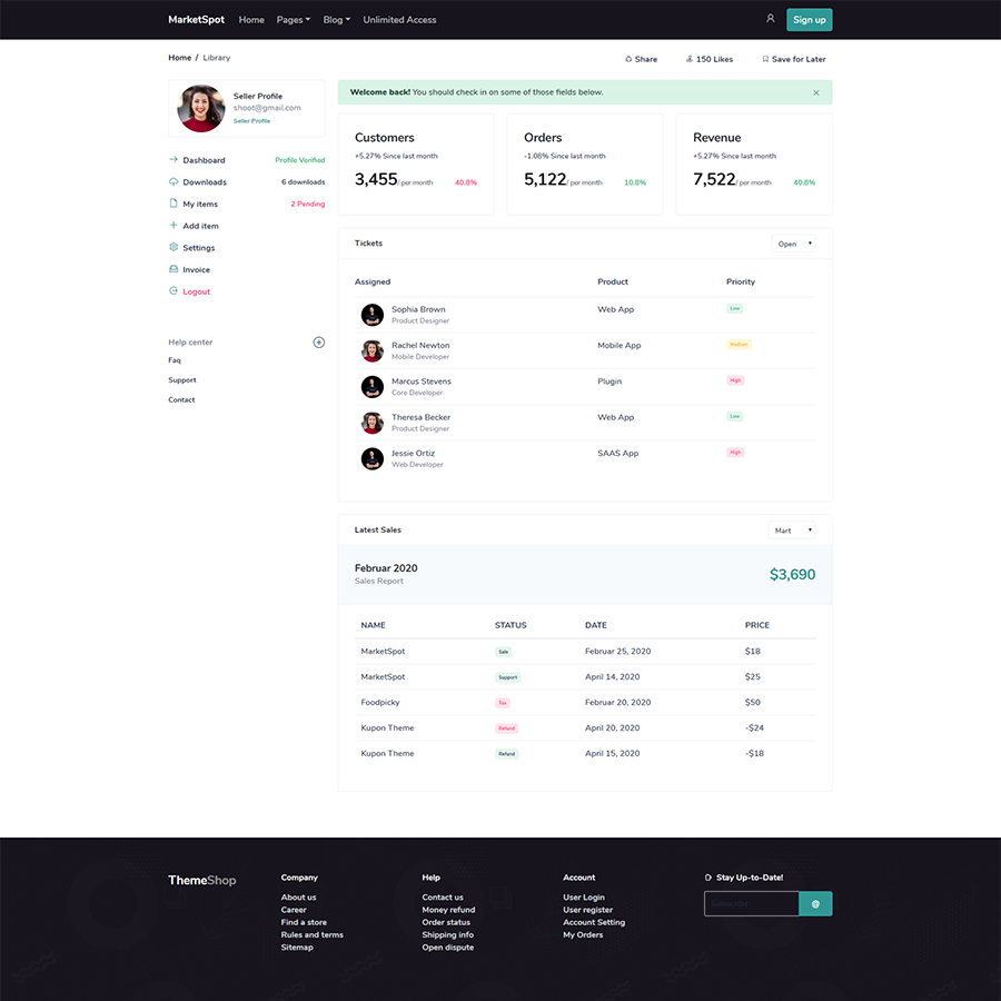 Marketspot-创意的/素材源码资源/数字市场/虚拟商品/HTML模板 更新至v1.1.0