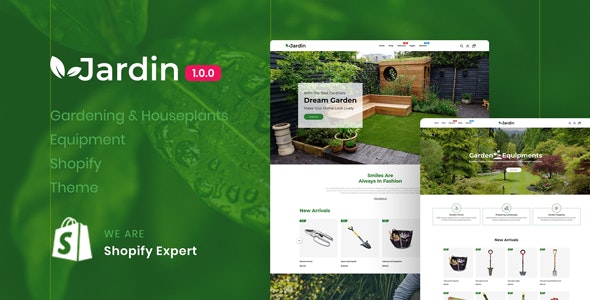 Jardin-园艺与室内植物设备自适应Shopify主题 更新至v1.0.0 Jardin-园艺与室内植物设备自适应Shopify主题