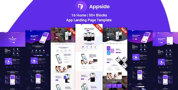 Appside -APP应用软件HTML着陆页模板 v1.0 Appside -APP应用软件HTML着陆页模板