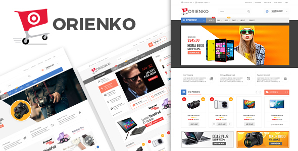 Orienko汉化版V1.5.4 数码产品电脑配件跨境电商购物网站WooCommerce主题 - 图片1 Orienko - 响应式数码产品店WooCommerce/WordPress主题