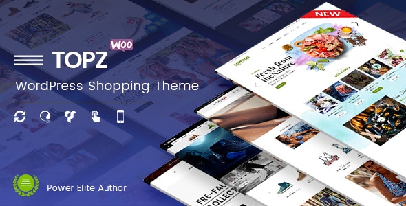 TopZ高端时尚和零售在线商店WooCommerce模板 - 图片1 TopZ - 高端时尚和零售在线商店WooCommerce/WordPress主题