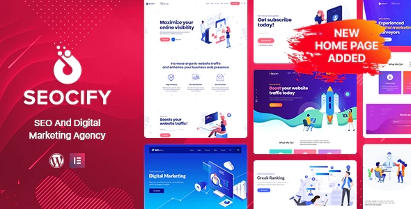 Seocify WordPress主题_数字营销和SEO服务网站模板 Seocify-SEO代理服务商和数字营销代理机构WordPress主题