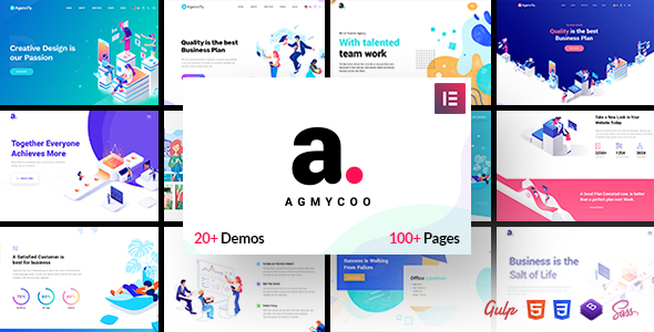 WordPress主题Agmycoo网站开发和数字营销机构建站模板V2.3 WordPress主题Agmycoo网站开发和数字营销机构建站模板V2.3