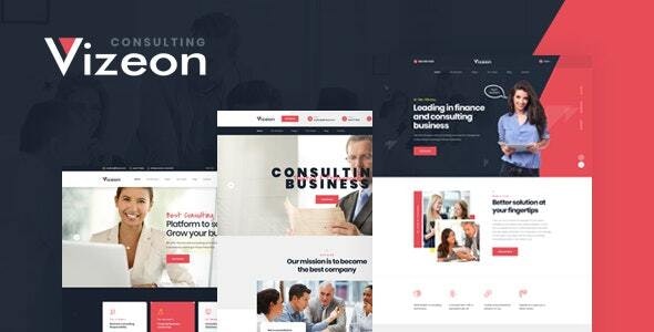 Vizeon(v1.1.7)商务咨询机构网站WordPress主题 Vizeon(v1.1.7)商务咨询机构网站WordPress主题