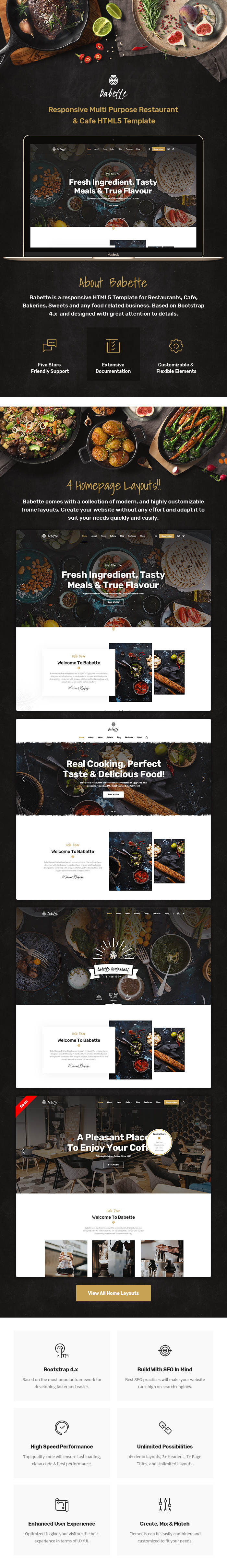 Babette v1.0-自适应餐厅和咖啡馆HTML5模板 - 图片2 Babette v1.0-自适应餐厅和咖啡馆HTML5模板 - 图片2