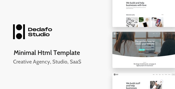 Dedafo v1.0-现代极简企业/SaaS/科技HTML5模板 Dedafo v1.0-现代极简企业/SaaS/科技HTML5模板