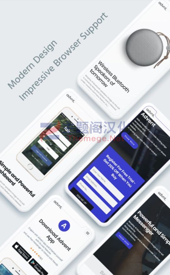 Advent软件APP产品营销落地页WordPress主题 - 图片2