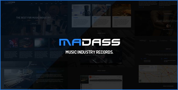 Madass v1.0-自适应音乐行业/乐队HTML5模板 Madass v1.0-自适应音乐行业/乐队HTML5模板