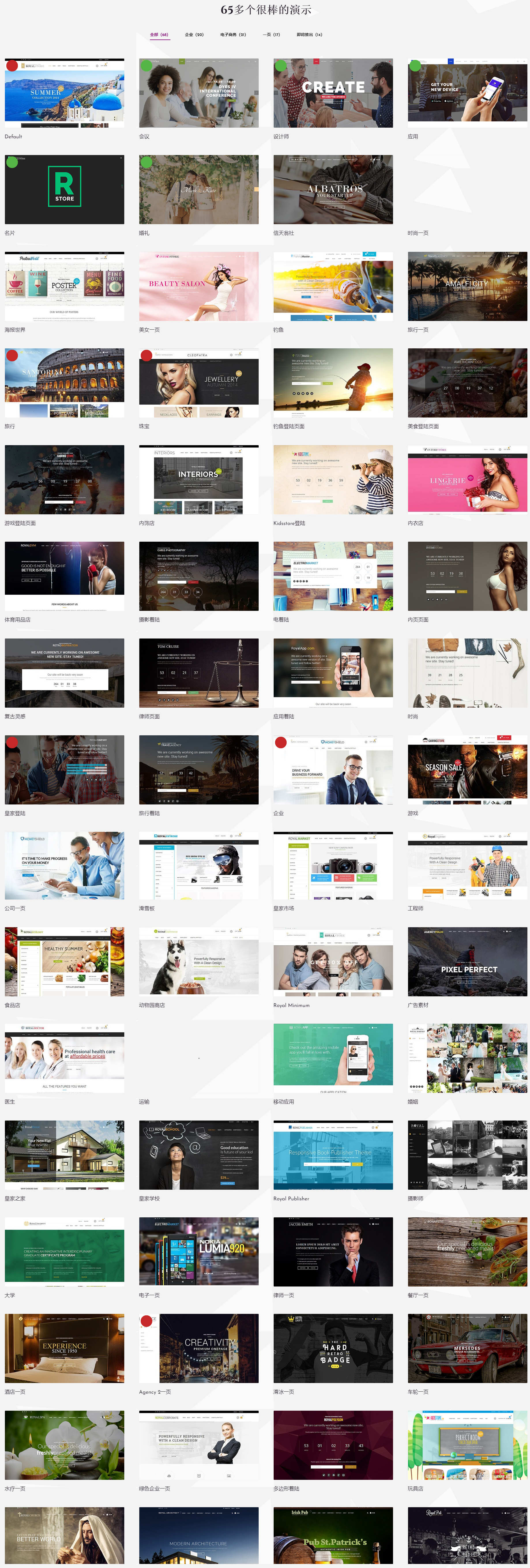 Royal Theme(v6.5.2)带70组演示通用企业建站WordPress主题 - 图片2 Royal Theme(v6.5.2)带70组演示通用企业建站WordPress主题 - 图片2