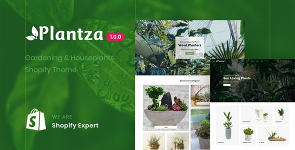 【Plantza v1.0.0】花艺园艺与室内植物类产品Shopify主题 【Plantza v1.0.0】花艺园艺与室内植物类产品Shopify主题