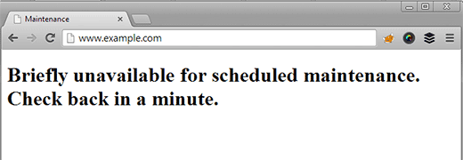 maintenance-error