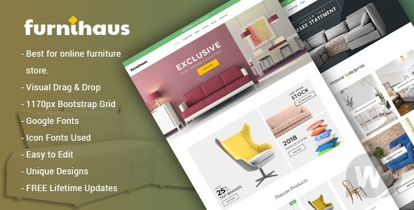 【Furnihaus v1.1.1】自适应家具商店WooCommerce/WordPress主题 【Furnihaus v1.1.1】自适应家具商店WooCommerce/WordPress主题