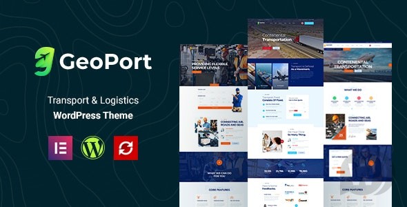 Geoport汉化版 | 运输和物流企业网站WordPress主题 Geoport汉化版 | 运输和物流企业网站WordPress主题