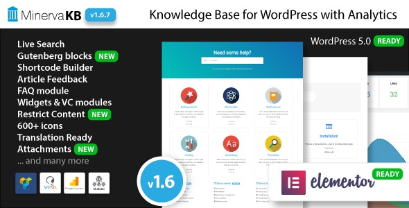 MinervaKB汉化版文档库帮助中心WordPress插件V2.0.8版 - 图片1 MinervaKB汉化版文档库帮助中心WordPress插件V2.0.8版 - 图片1