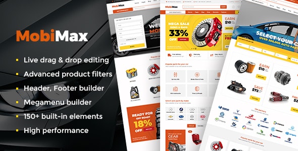 Mobimax破解版_汽车零配件销售商城WooCommerce主题 Mobimax破解版_汽车零配件销售商城WooCommerce主题