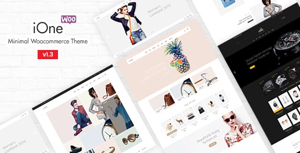 iOne响应式简约在线购物平台WooCommerce主题V3.0.3 iOne响应式简约在线购物平台WooCommerce主题V3.0.3