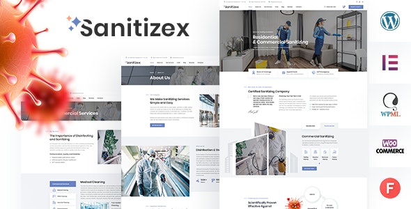 Sanitizex(v2.6)害虫防治消毒保洁服务企业WordPress主题 - 图片1 Sanitizex(v2.6)害虫防治消毒保洁服务企业WordPress主题 - 图片1