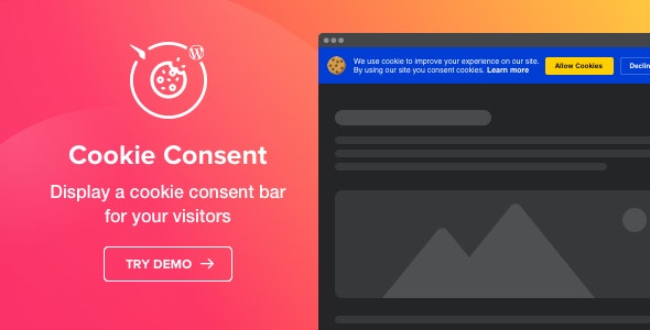 【Cookie Consent v1.1.1】Cookie同意小部件WordPress插件 【Cookie Consent v1.1.1】Cookie同意小部件WordPress插件