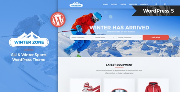 【WinterZone v1.4】滑冰滑雪租赁服务冬季运动项目WordPress主题 - 图片1 【WinterZone v1.4】滑冰滑雪租赁服务冬季运动项目WordPress主题 - 图片1