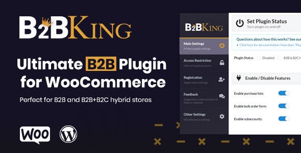 B2BKing汉化版_B2B批发电商模式WooCommerce插件 - 图片1 B2BKing汉化版_B2B批发电商模式WooCommerce插件 - 图片1