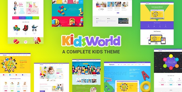 Kids Heaven幼儿园托儿所网站WordPress主题 Kids Heaven幼儿园托儿所网站WordPress主题